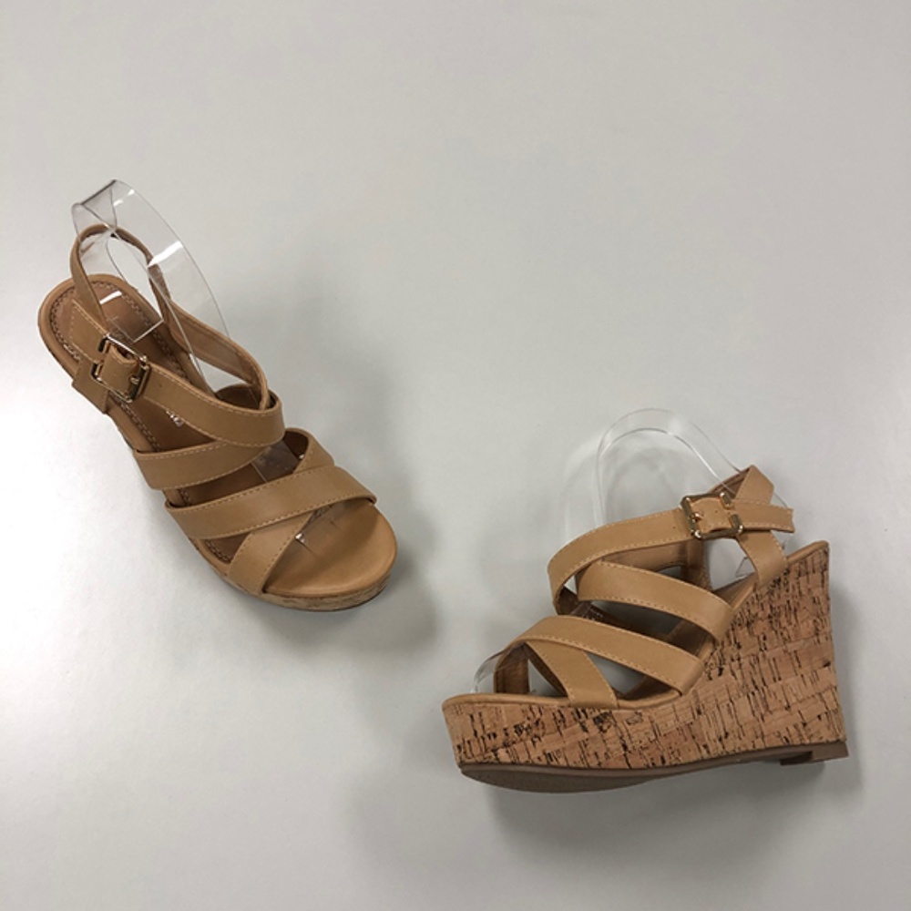 Wedge Sandals from Fashion Focus - Super-32 Naturl